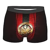 Ein-Tracht Fra-Nkfurt Herren Unterwäsche Atmungsaktive Stretch Boxershorts, Schwarz , M