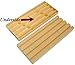 Plastic Trays / Racks for Dominoes OR Playing Card _ Dual Use _ Set of 4 _ Bonus 1 Deck of Ace 100% Plastic Playing Cards (Random backing color of Red or Blue)