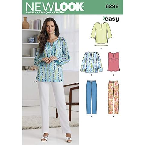 New Look 6292 Misses' Tunic and Pants Pattern Cover