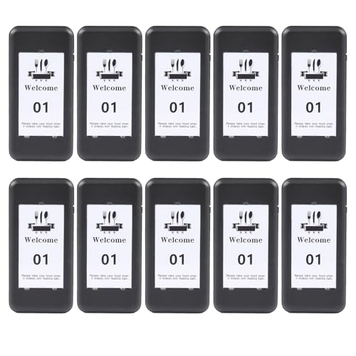 10 Pagers, Single Beeper for Restaurant Pager System Replacement, Additional Pagers for ASIN : B0D44YXB6T