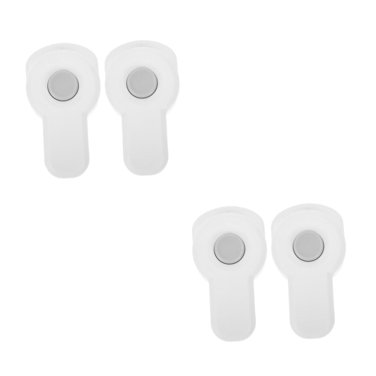 Yardwe 2sets Door Lever Lock Childproof Baby Proofing Cabinet Lock for Fridge Oven 2pcs*2