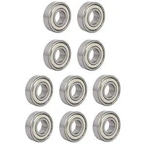 10pcs 6203ZZ 17x40x12mm 6203Z 6203 Deep Groove Ball Bearings Low Noise Double Shielded Bearing Steel