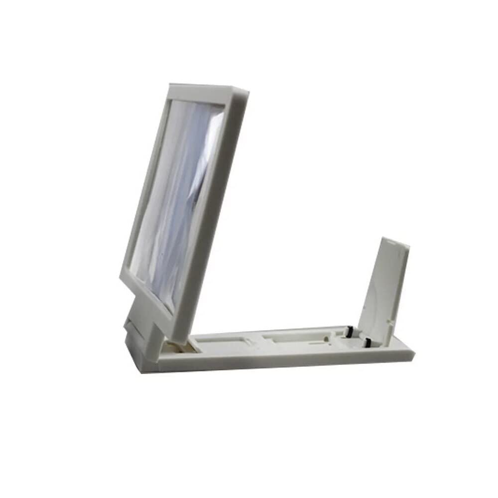 Mobile Screen HD 3D Magnifier For All Smartphone(Wit)