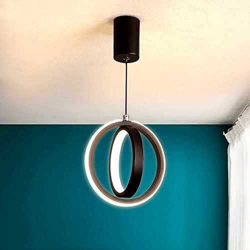 Lustre plafonnier LED 26W hauteur réglable luminaire suspendu entrée et cuisine