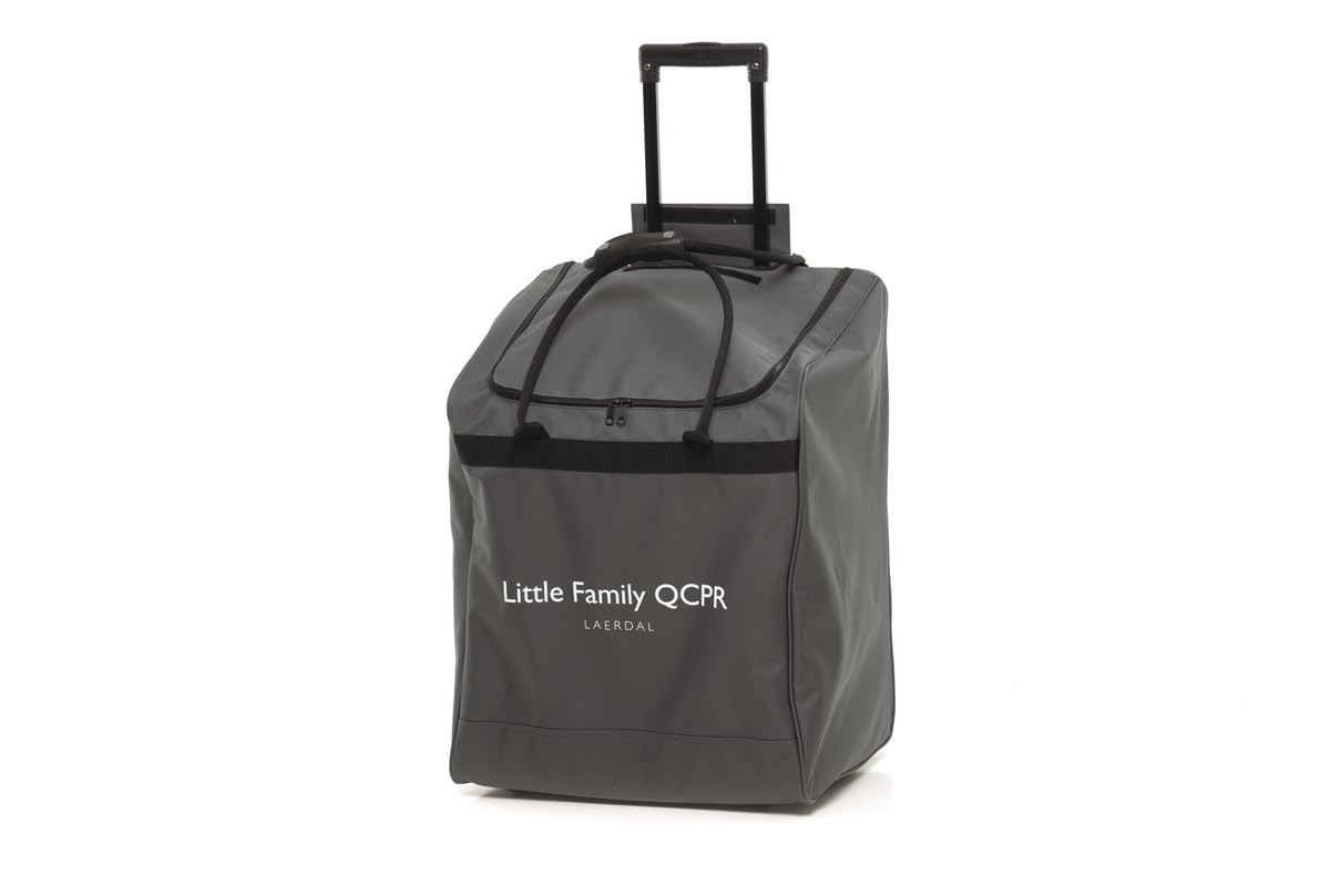 Laerdal Little Family Pack Light, HLW-Trainingspuppenset mit Feedback-System, 1 Torso für Erwachsene (Little Anne) und 1 Kindertorso (Little Junior), 1 Pflegekörper (Little Baby), Trolley