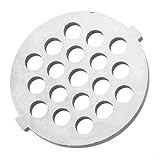 CNANRNANC 55 mm Fleischwolf-Lochplatte für Haushaltsmühlen, 402 Edelstahl mit glattem Rand und dickerem Design, Silber, ideal zum Kochen zu Hause und zur Zubereitung von Speisen (7 mm)