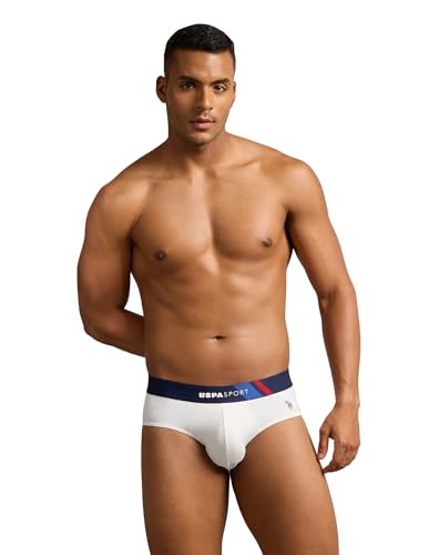 Image of U.S. Polo ASSN. Men's Nylon Micro Fibre Sports High Stretch Underwear Briefs