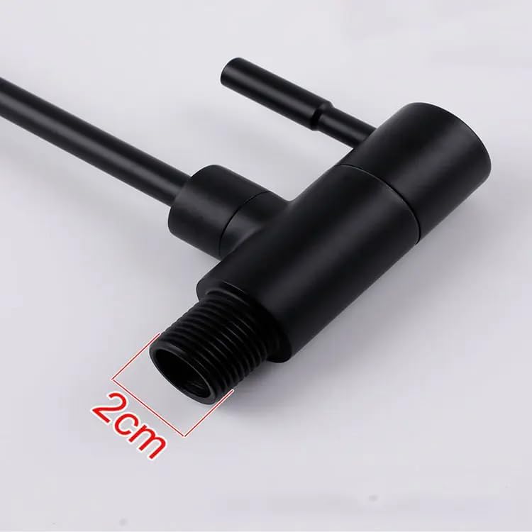 Image of Aquieen Wall Mounted RO Water Purifier Tap, Matt Black | SS 304 Stainless Steel, RO Faucet, For Kitchen