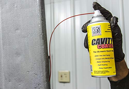 Image of KBS Coatings 75101 Cavity Coater and Wand, 16 fl oz., Yellow