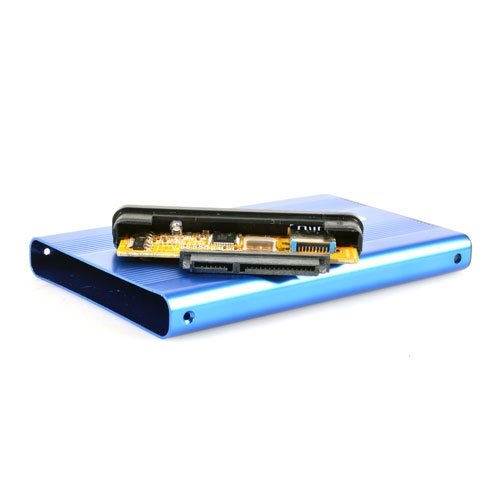 Caja externa para disco duro SATA 2.5'' USB 3.0 azul miniatura 4