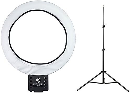 Nova Photo/Video Light with 6' Light Stand and Diffusion Cloth