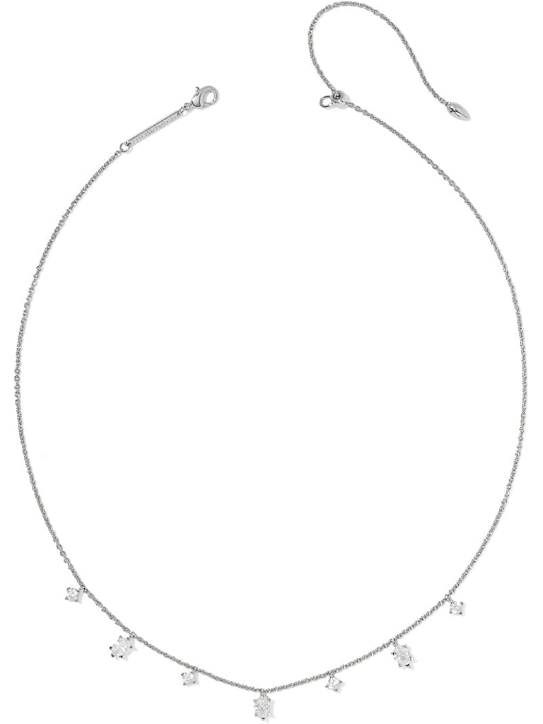 Silver Kendra Scott Cailin Delicate Strand Necklace