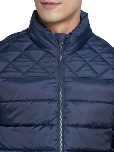 Image of JACK & JONES Men's Polyester Standard Length A-Line Coat