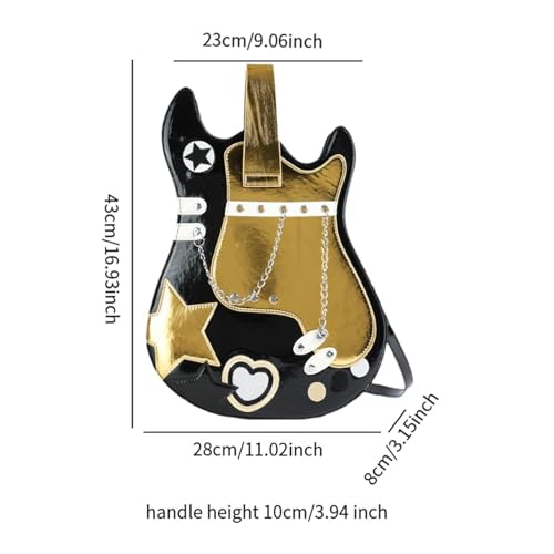 Sac à dos en forme de guitare grand format pour ne plus manquer d'espace