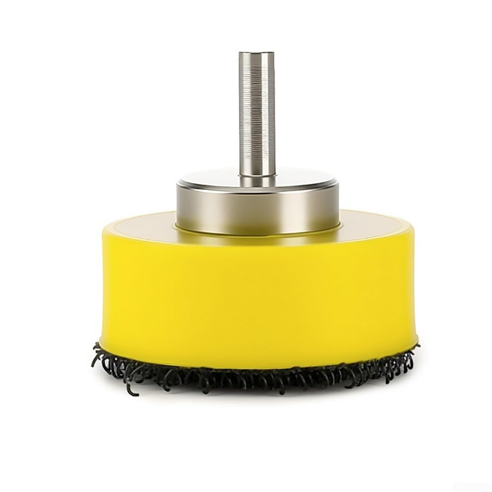 1 Inch Polishing Pad Wet Dry Buffer Grinding Disc for Marble Granite Concrete Surfaces with Polymer Fiber Construction and 7 Grit Choices for Controlled Polishing Process (3mm shank)