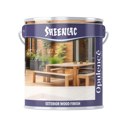 Sheenlac Opulence Exterior Polyurethane Varnish 1L — Glossy Finis...