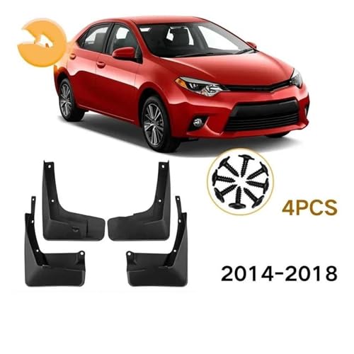 Salpicaderas guardabarros para Corolla LE 2014-2018: juego de protectores de rueda 7