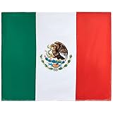 Mexican Flag Throw Blanket, Super-Soft Extra-Large Mexico Flag Blanket for Men, Women, Teens and Children, Cute Fleece Mexican Blanket (50in x 60in) Warm and Cozy Throw for Bed, Couch, or Traveling