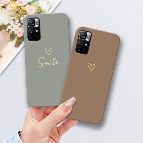 Image of COLORflow Back Cover Compatible with Redmi Note 11 5G / 11S 5G | Heart Notes Color Customized Back Cover Compatible with Redmi Note 11 5G / 11S 5G