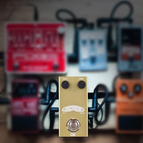 Jemora Chorus Pedal Pédale d’effets de guitare électrique True Bypass Coque métallique DC 9 V 6,35 mm Interface d’entrée/sortie Mini guitare Chorus Effector - Les Beatles, Paul McCartney, John Lennon, RIngo Starr, George Harrison Jemora Chorus Pedal Pédale d'effets de guitare électrique True Bypass Coque métallique DC 9 V 6,35 mm Interface d'entrée/sortie Mini guitare Chorus Effector – Image 7