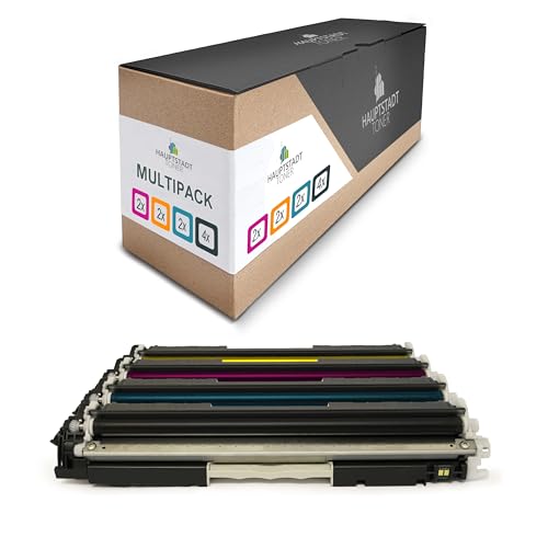 HAUPTSTADT TONER Tóner de tinta compatible con HP Laserjet CP1021 CP1022 CP1023 CP1025 CP1026 CP1027 CP1028 sustituye a CE310A 13A 126A
