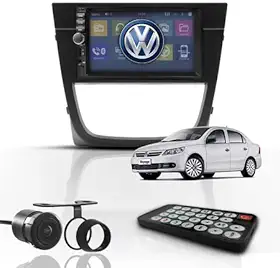 Kit Central Multimídia Universal Mp5 2 Din Bluetooth Espelhamento Voyage G5
