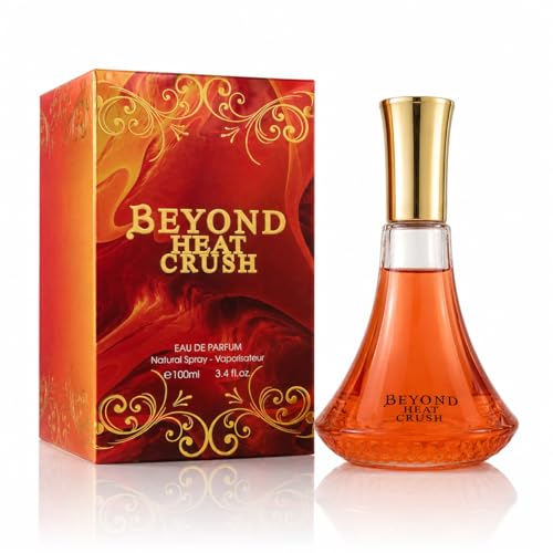 9 OCLOCK Beyond Heat Rush For Women Eau de Parfum 3.4 Fl. Oz. Long Lasting Womens Cologne Spray with Passionfruit Blood Orange Cherry Orchid Hibiscus Amber & Musk Notes