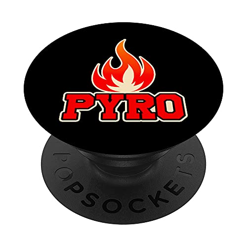 Pyro Fuego Pirotecnia Explosión Fuegos Artificiales Petardo PopSockets PopGrip: Agarre...