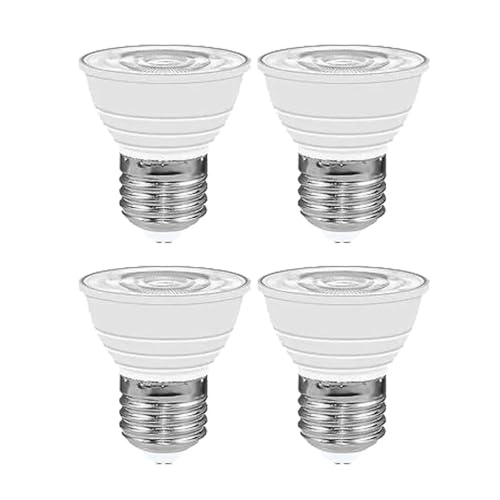 eufeifeiegds 4ピース GU10 LED電球 5W トラックスポットライト 埋め込み照明 リビングルーム 寝室 キッチン バスルームライト =50W電球(E27 220-240V,White 6000K)
