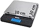 G & G Feinwaage LS 500g/0,01g, Taschenwaage Digitalwaage Briefwaage Extra große Wägefläche, 2 Trays, AAA Batterien (LS500g/0,01g)
