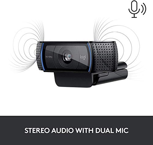 Computer HD Pro Webcam C920S with Privacy Shutter - 1080p Streaming Widescreen Video Camera - Built in Microphone for Recording for Computer Desktop and Laptop Cam - Thumbnail 3