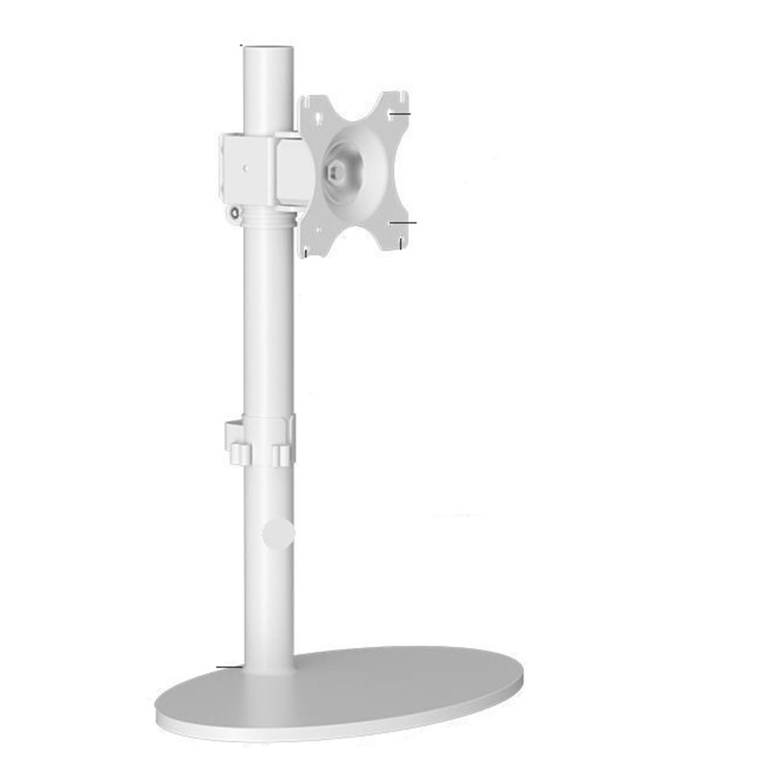 IKPGBZXM Curved ultrawide monitor stand with height adjustment for vertical screen(Roundbottomwhite)