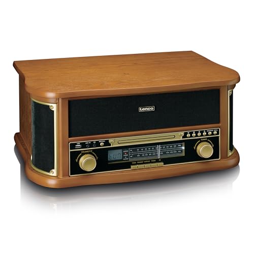 Lenco TCD-2551 Tourne-Disque pour Vinyle – Platine Vinyle Bluetooth avec Haut-Parleur – Lecteur CD – Platine Cassette – 3 Vitesses – entraînement par Courroie – 2 x 5 Watt – Bois - Les Beatles, Paul McCartney, John Lennon, RIngo Starr, George Harrison Lenco TCD-2551 Tourne-Disque pour Vinyle - Platine Vinyle Bluetooth avec Haut-Parleur - Lecteur CD - Platine Cassette - 3 Vitesses - entraînement par Courroie - 2 x 5 Watt - Bois – Image 3