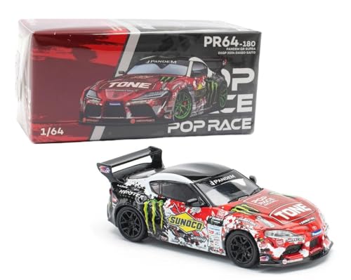 1:64 Pandem Toyota GR Supra D1 GP 2024 DAIGO Saito PR640180