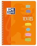 OXFORD Cahier de Textes 17x22cm Grands Carreaux Seyès 148 Pages Reliure...
