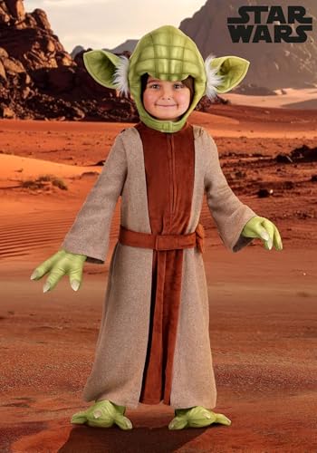 Disfraz Star Wars Yoda para niños con accesorios miniatura 2
