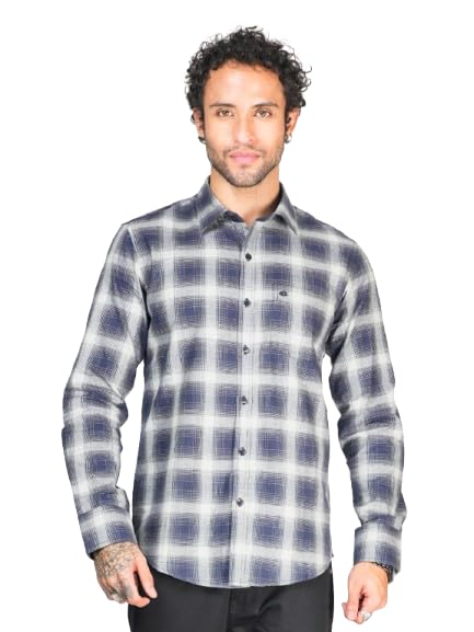 Image of Allen Cooper Checks Shirts for Men - 100% Cotton Comfort Fit Casual and Formal Shirt - Breathable, Soft, Classic Style (Multiple Colors)