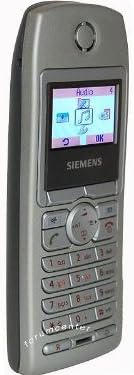 Gigaset handset, side view