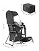 besrey Baby Backpack Carrier, Toddler Hiking Backpack with Safety 3-Height Seat, Adjustable Straps&Waist Belt, Foldable Frame Lightweight Large Capacity Child Carrier for Hiking (Black)