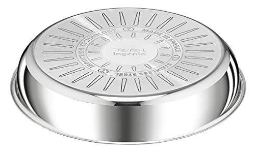Tefal Ingenio Preference Bratpfanne, 22 cm, stapelbar, Edelstahl, Antihaftbeschichtung, Induktion, Vielseitig, platzsparend… – Ansicht 3