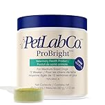 PetLab Co. ProBright Dental Powder - Dog Breath Freshener - Teeth Cleaning Made Easy – Targets Tartar & Bad Breath - Formulated for Medium Size Dogs