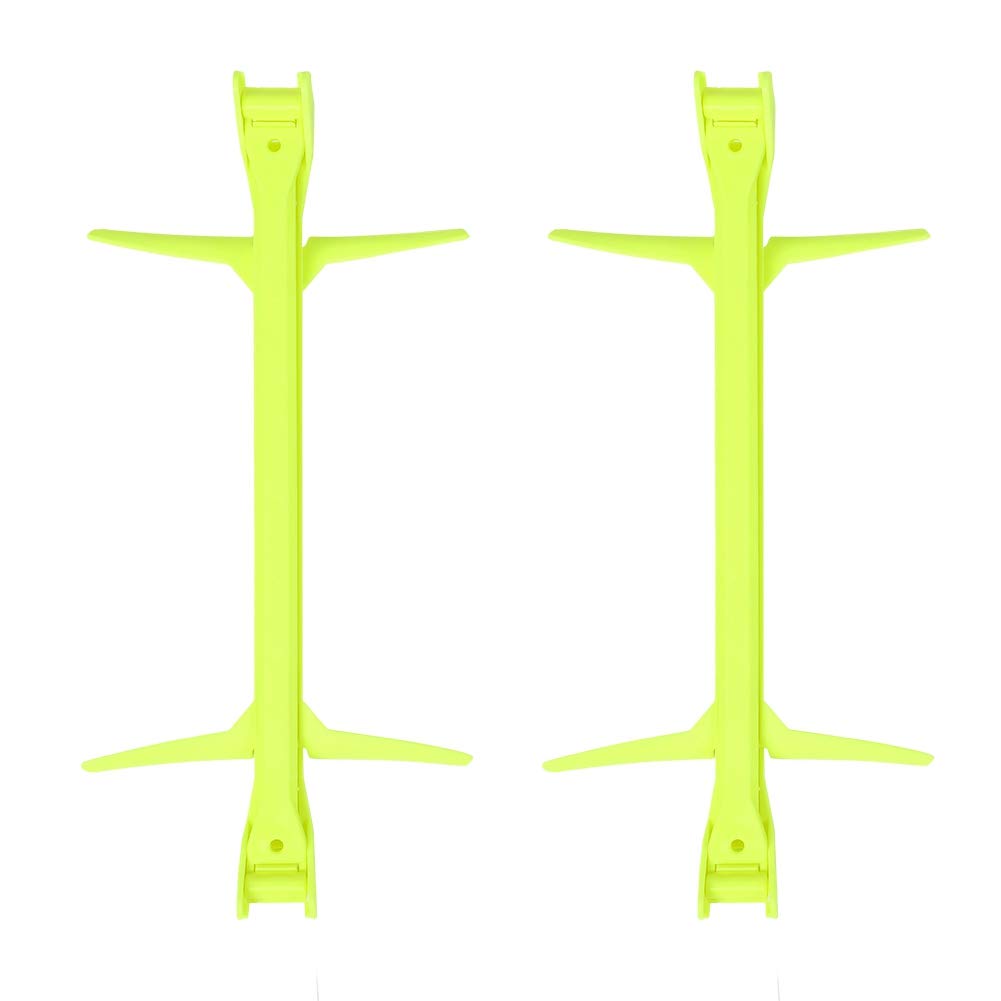 Hurdles Training Equipment, Speed Hurdles Yellow 2pcs Plastic Adjustable Height Soccer Speed Training Aids Soccer Training Equipment for Athletes on The