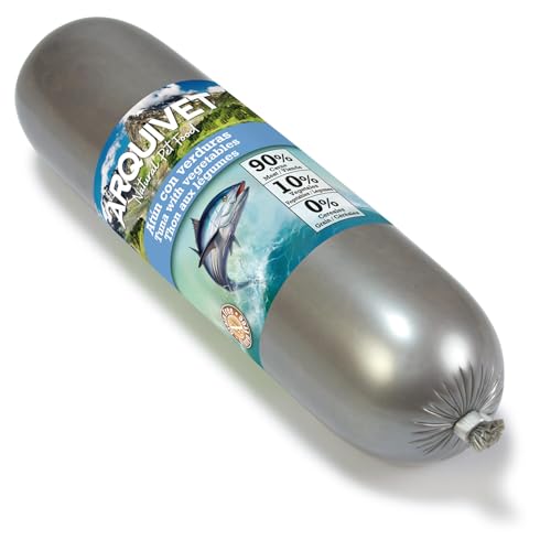 Arquivet Salchicha de Atún con Verduras para Perros 500 gr, 1 Unidad (Paquete de 1)