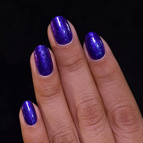 Image of ILNP Last Call - Rich Blue-Violet Shimmer Nail Polish