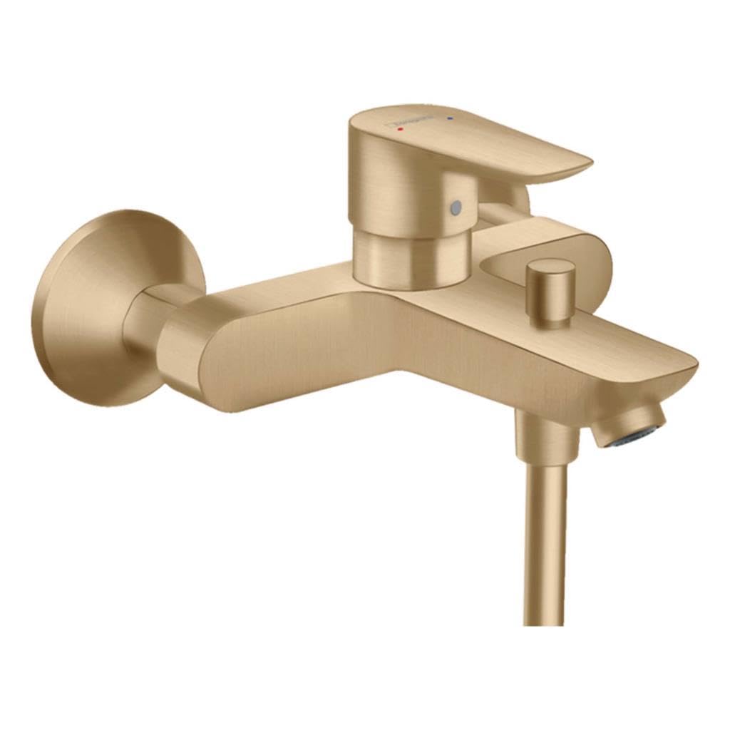 Hansgrohe71740140 Talis E Single Lever Bath Mixer Tap Surface-Mounted Brushed Bronze, Wanne