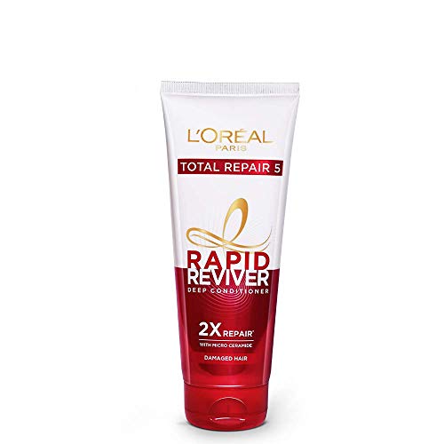 L'Oreal Paris Deep Conditioner, With Micro-Ceramides, Intensly Repairs Damaged Hair,...