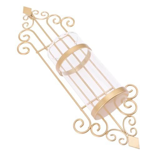 Candelabro de pared de hierro DOITOOL para iluminar tu salón con elegancia 2