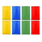 Juego de 8 bolsas de carreras de saco de patatas hechas de material de polipropileno resistente para juegos competitivos al aire libre, adecuadas para carnavales, picnics y actividades grupales