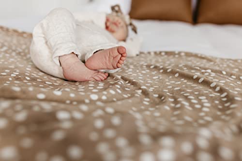 Image of Copper Pearl Swaddle Blankets for Newborns | Soft Stretchy Receiving Blankets for Boys and Girls | Large 46 x 46 Inch Baby Blankets | Lightweight and Breathable Swaddles | Fawn