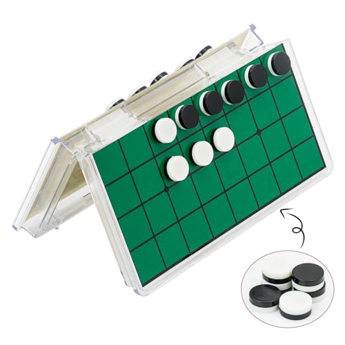 Mini juego de mesa Reversi magnético plegable miniatura 2
